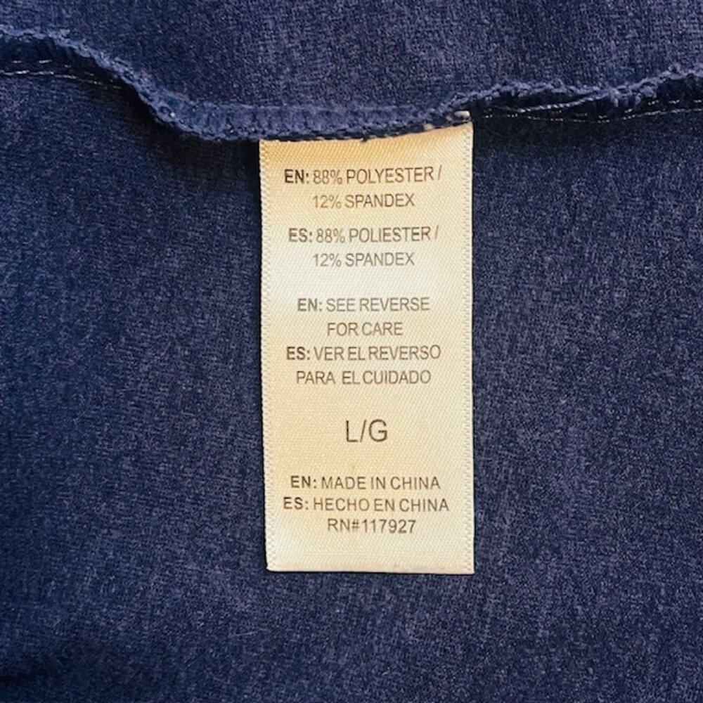 REEBOK Women's Blue Performance Full-Zip Hoodie Jacket - Size Large - Picture 5 of 6